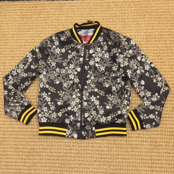 Alice + Olivia Multicolor Bomber Jacket - Picture 7 of 11